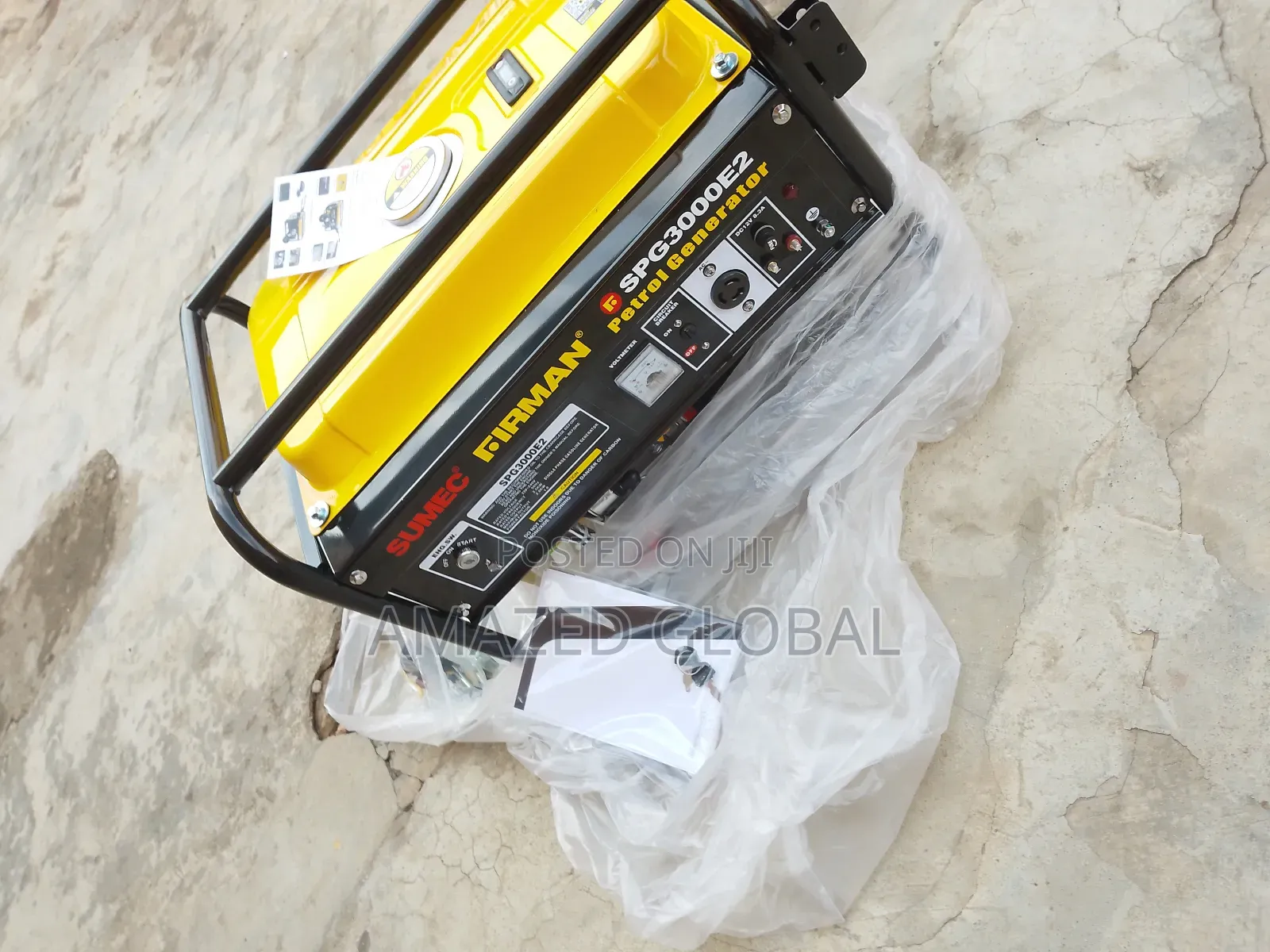 Sumec Firmam 2.5kva Petrol Generator - 2tyres (Automatic)