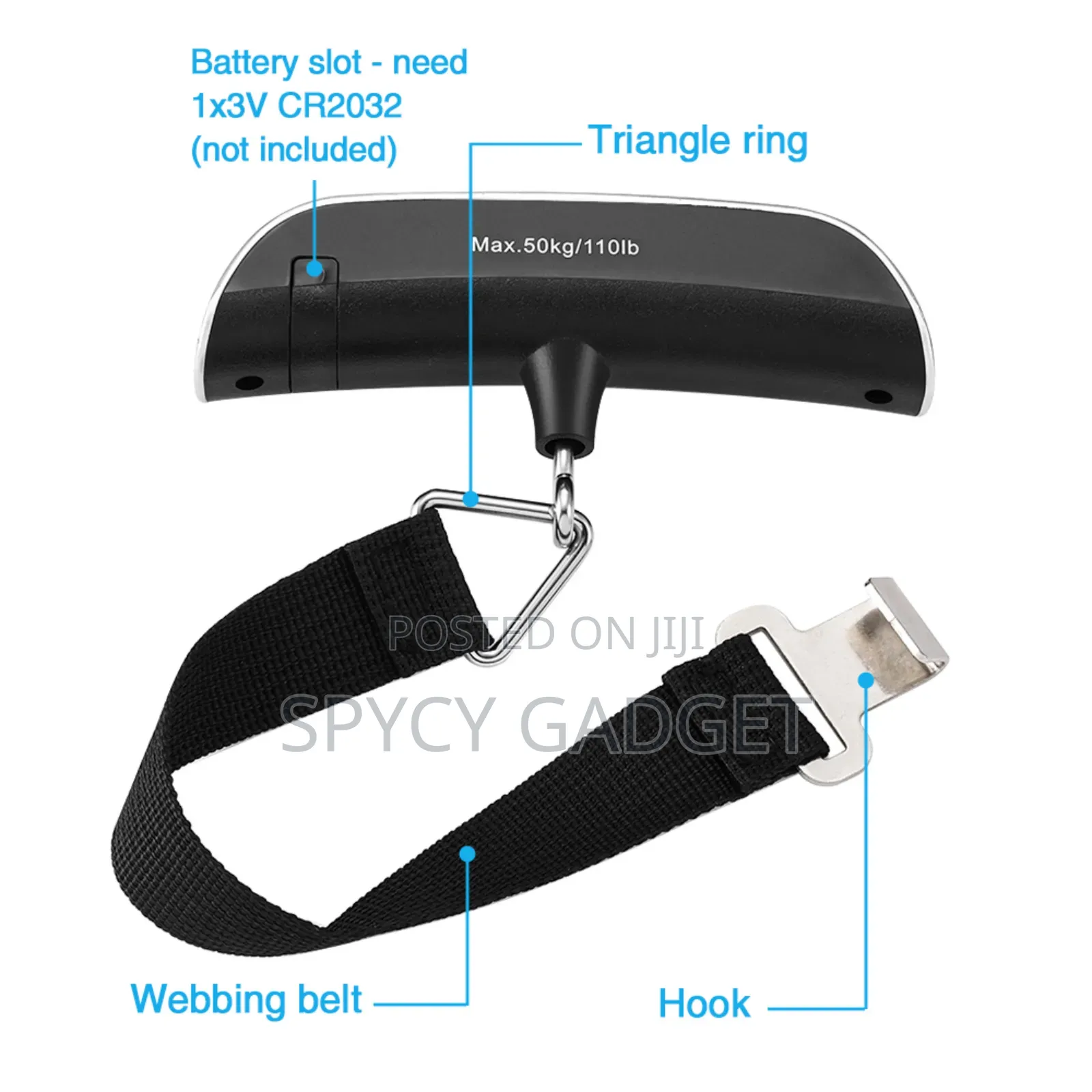 Electronic Luggage Scale With LCD Display