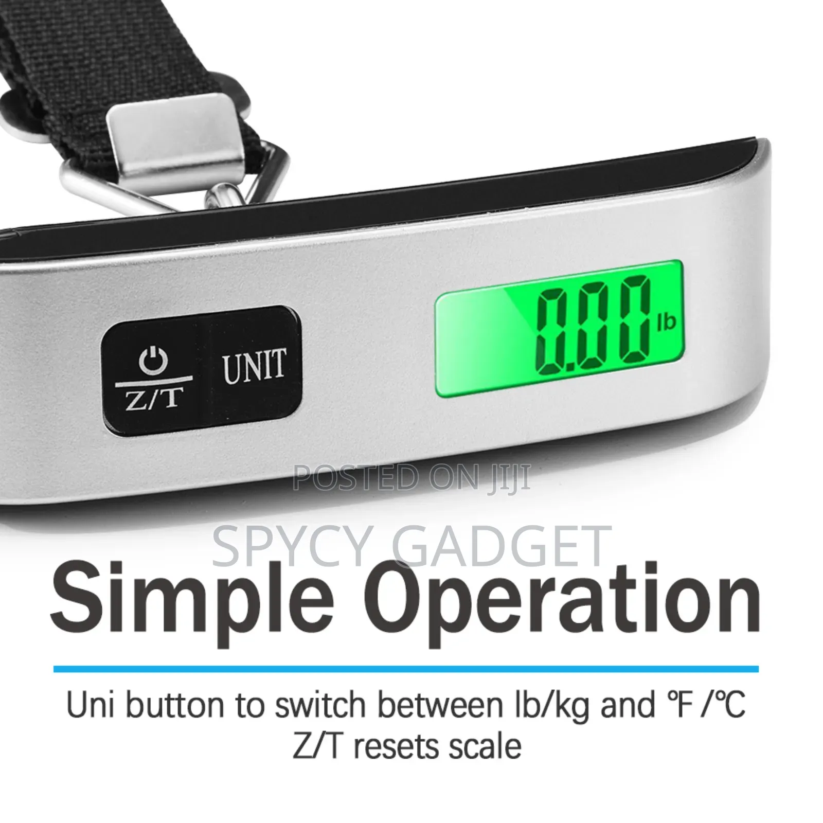 Electronic Luggage Scale With LCD Display