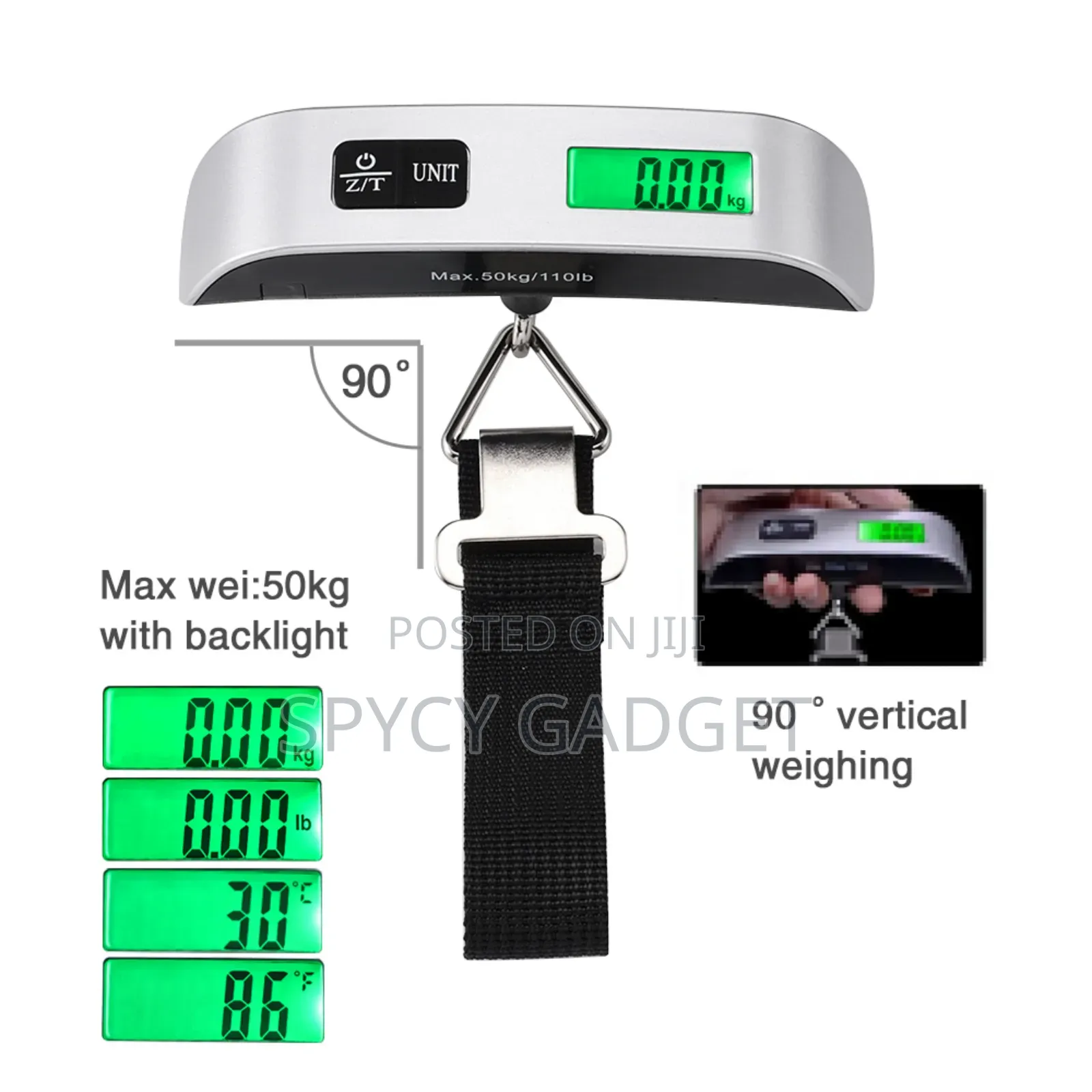 Electronic Luggage Scale With LCD Display
