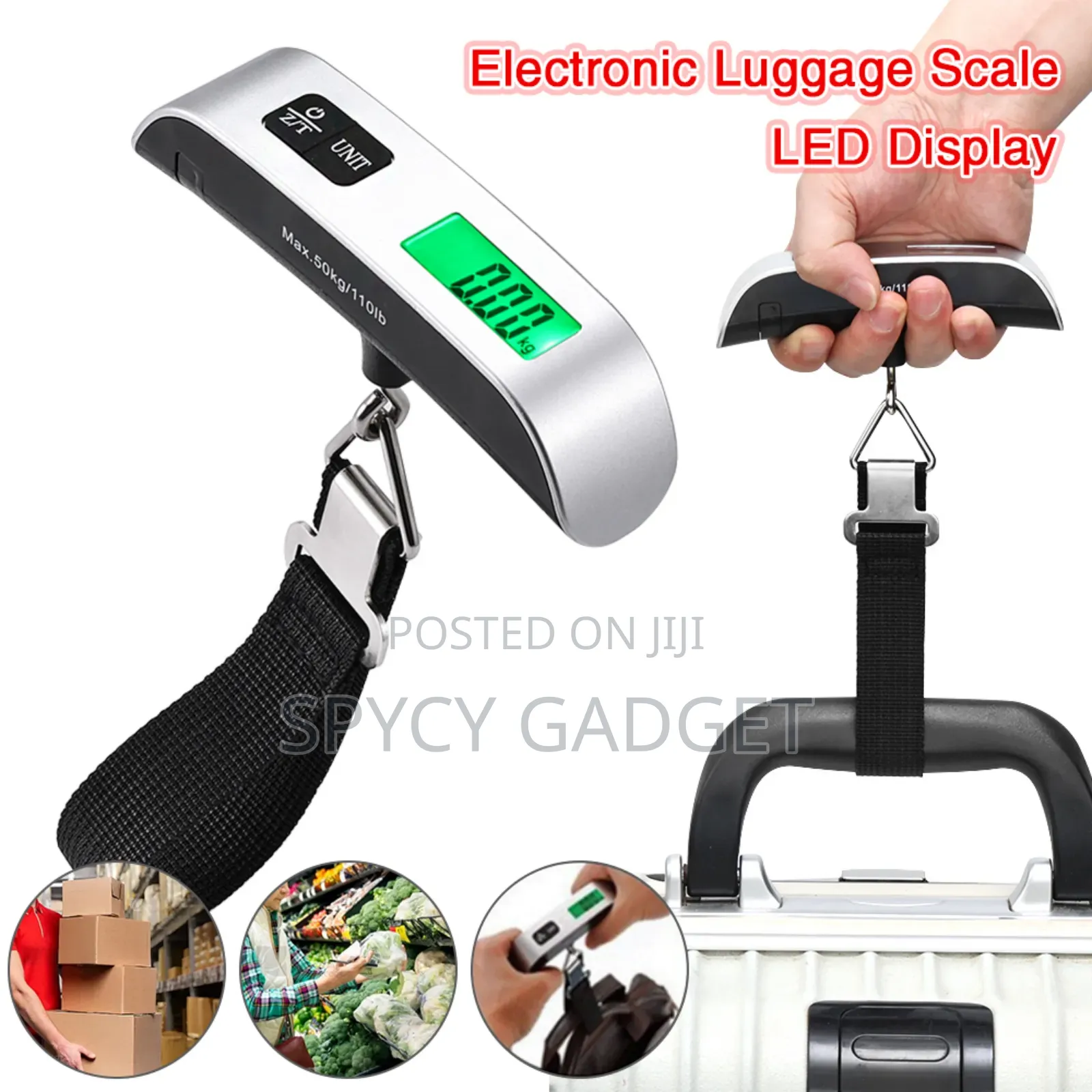 Electronic Luggage Scale With LCD Display