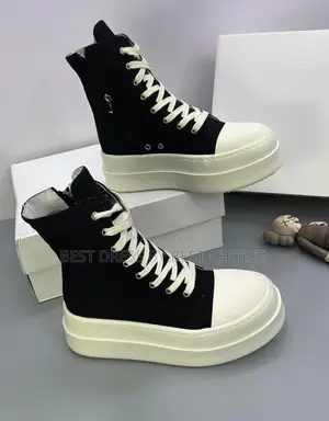 Rick Owens Mega Bumper Leather Sneakers