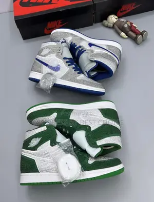New Jordan 1 Hightop Crystal Stone Sneakers