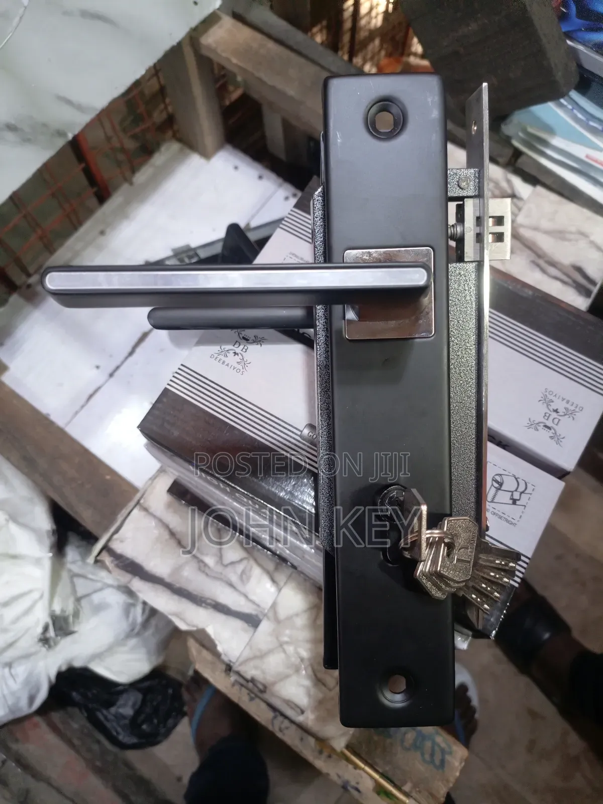 Deebaiyos Black Door Lock
