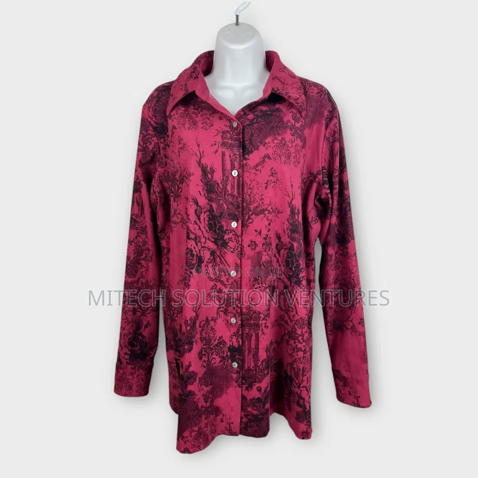 Vintage Long-sleeved, Button-down Shirt