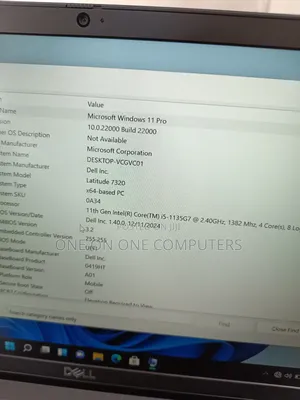 Laptop Dell Latitude 7320 16GB Intel Core I5 SSD 16 GB