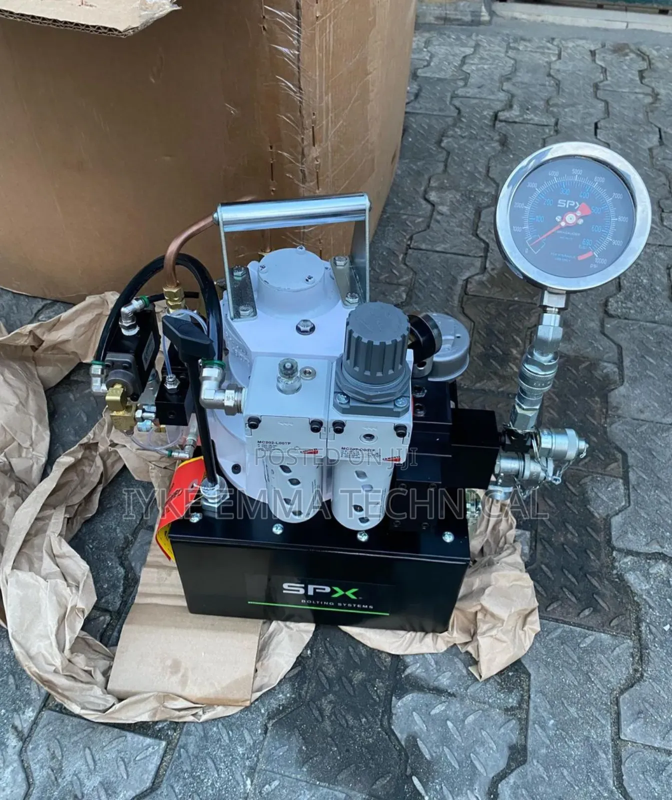 SPX Hydraulic Torque Wrench Pump Air Driven