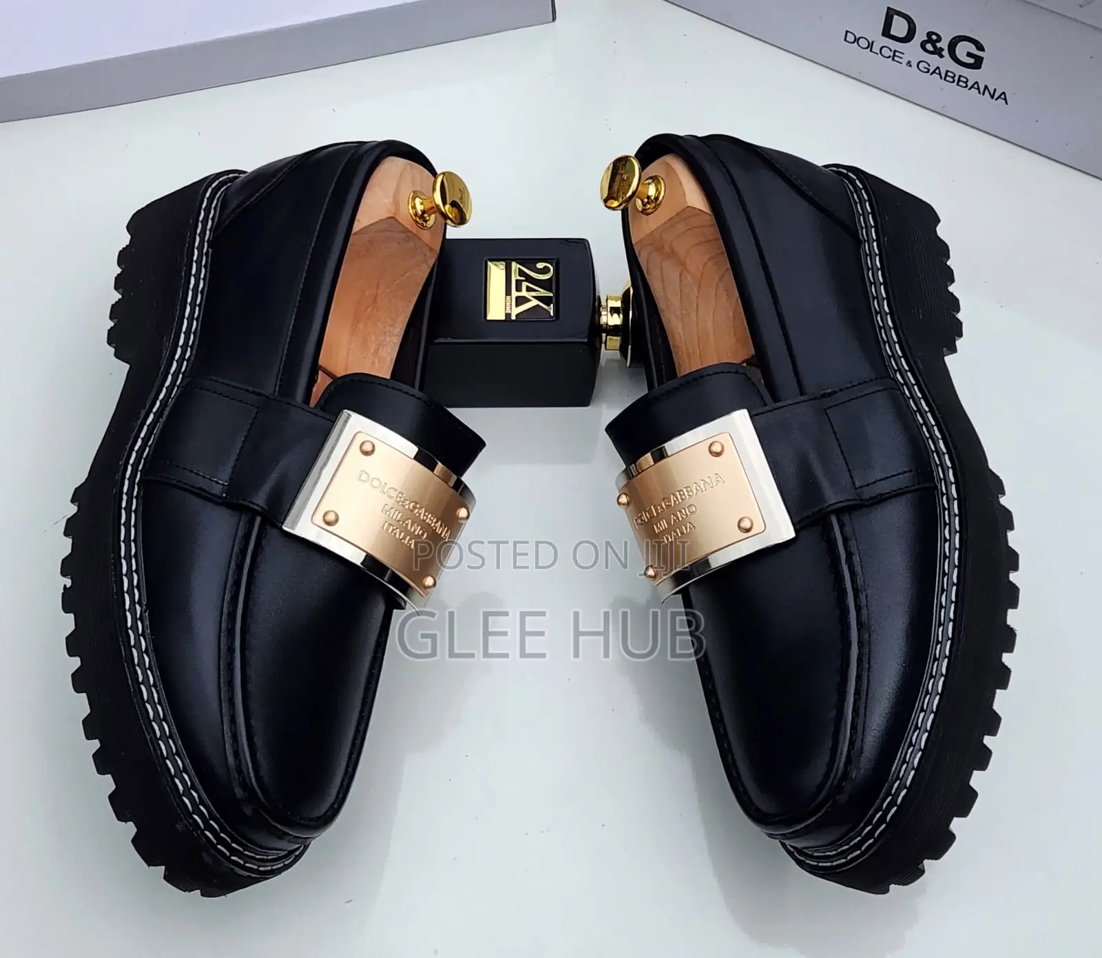 D & G Matte Leather Shoes