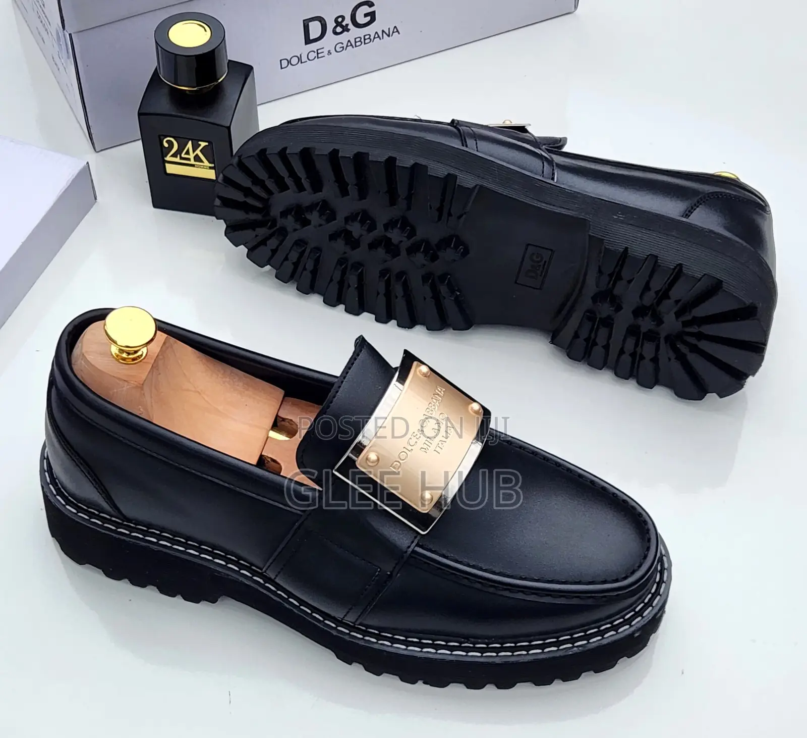 D & G Matte Leather Shoes