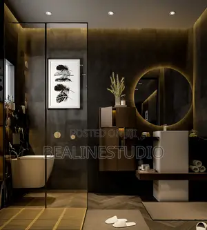 Bedroom and Bathroom Interior