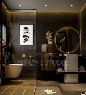 Bedroom and Bathroom Interior