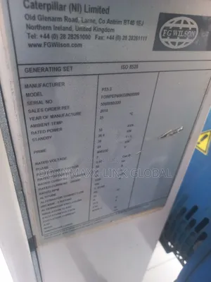 33kva Fg Wilson Perkins Generator