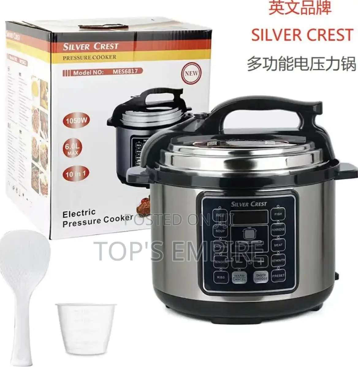 Silver Crest 6l Advanced Tech Electric Pressure