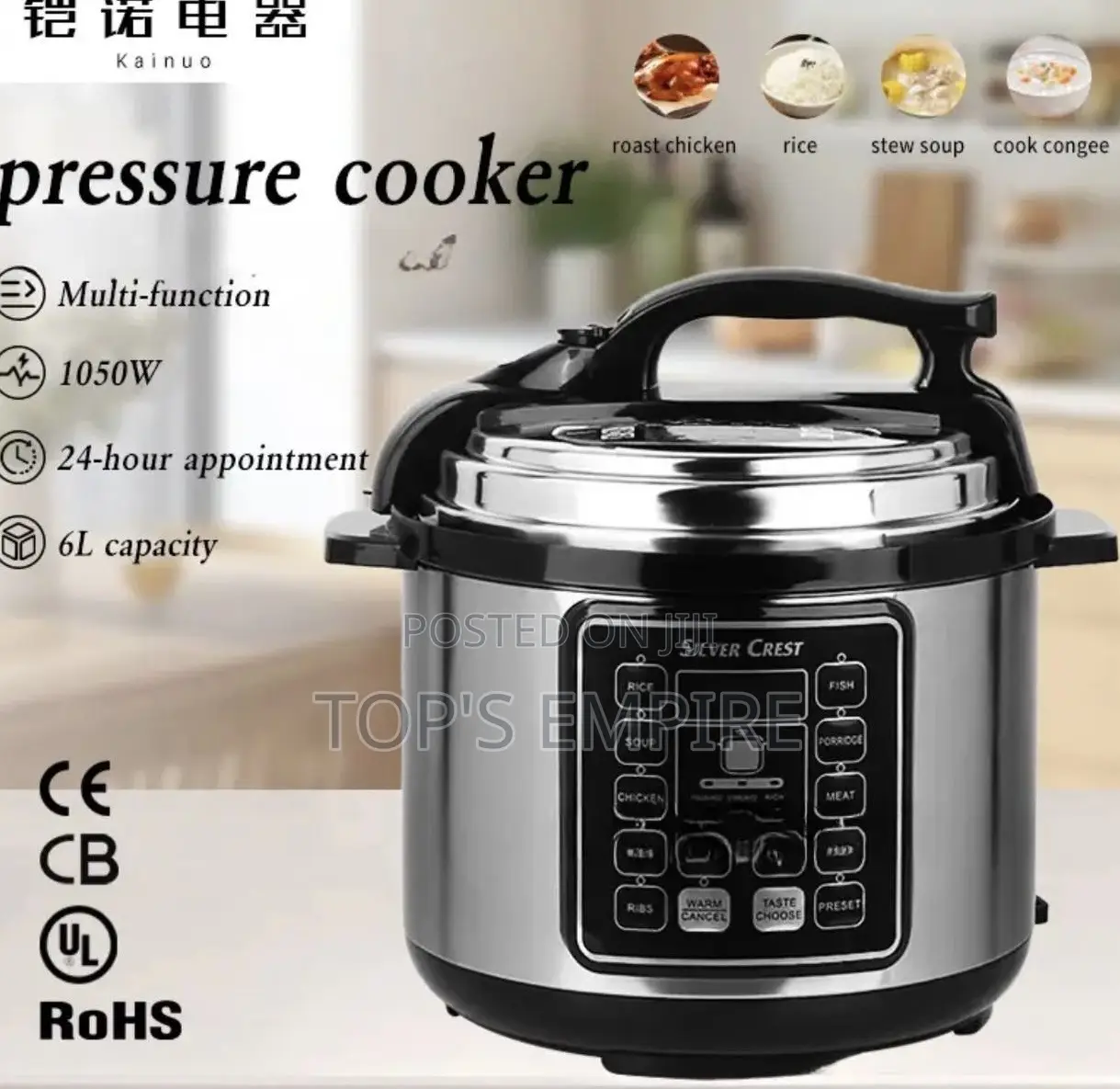 Silver Crest 6l Advanced Tech Electric Pressure