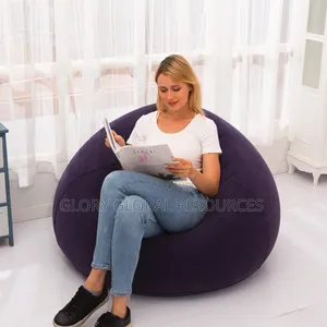1pc Inflatable Bean Bag Indoor/Outdoor Sofa – Lounge Chair