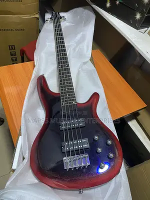 Five Strings Ibanez Active Bass Guitar