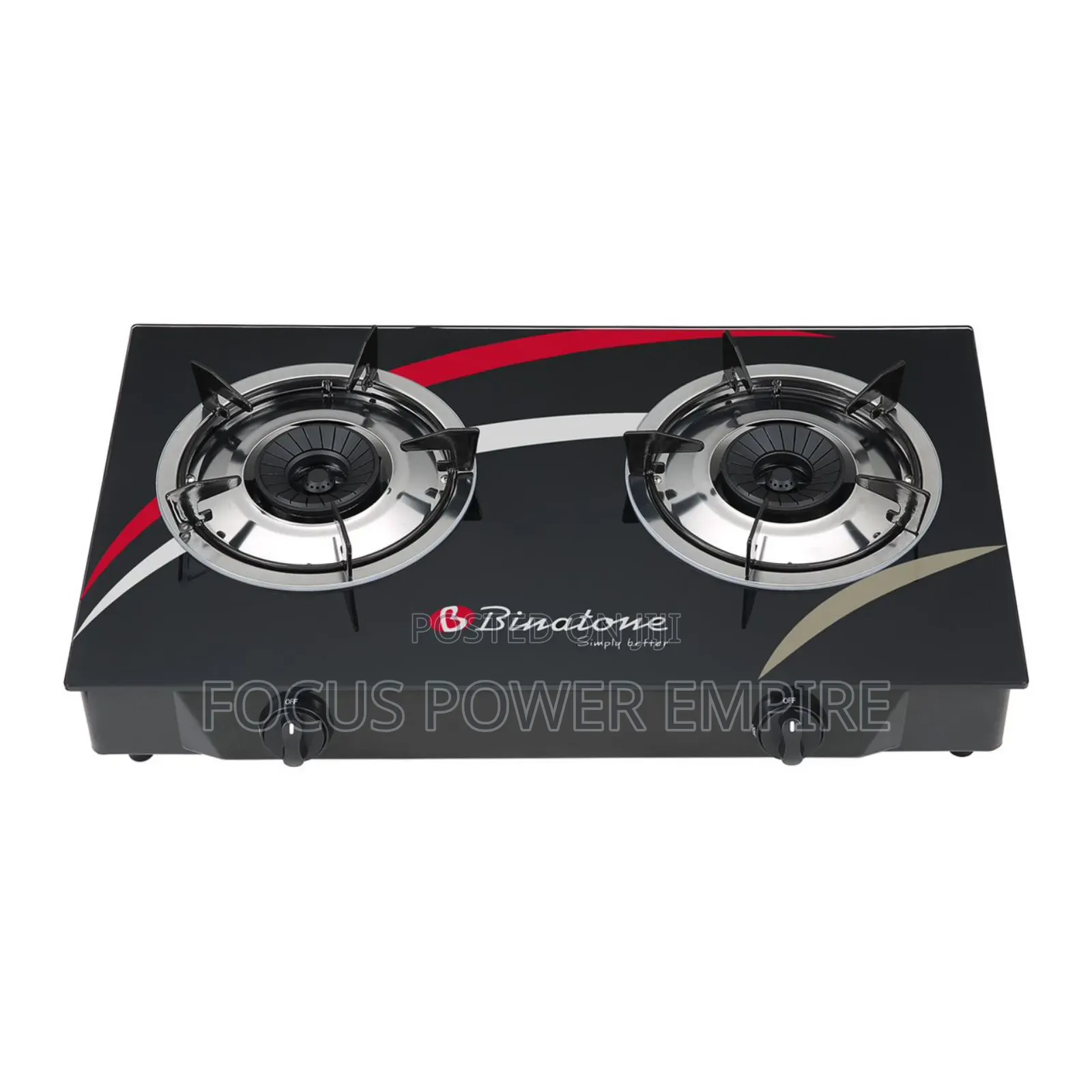 Original Two Burner Binatone Simple Better Gas Cooker