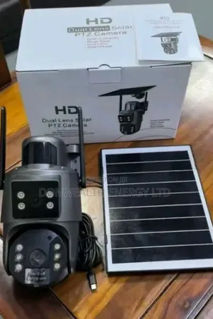 Dual Lens Solar PTZ Interigent Solar Outdoor Camera
