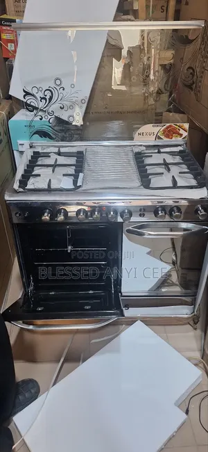 Semi Industrial Nexus 6burner Double Oven Automatic Ignition
