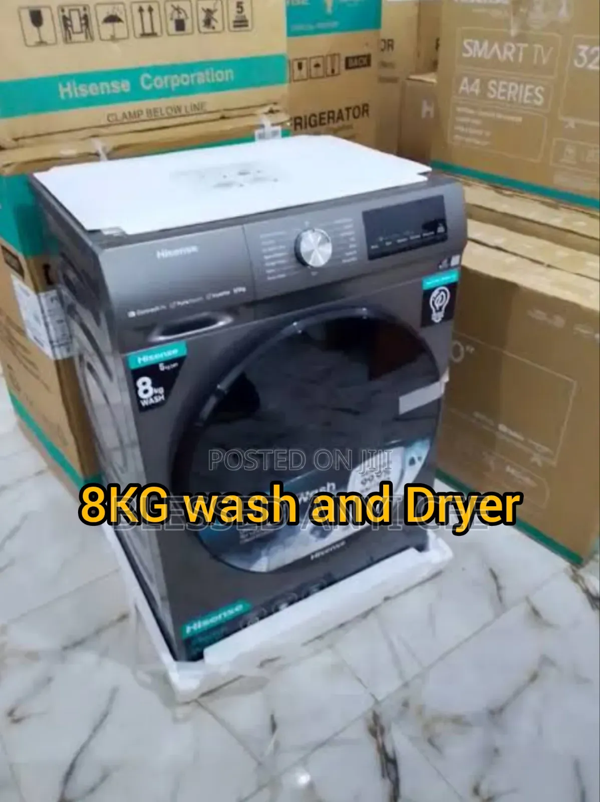 Brand New Hisense 8kg Automatic Wash Dryer Front Loader