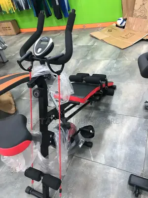 7 in 1 Adjustable Sit Up Bench With Exercise Bike