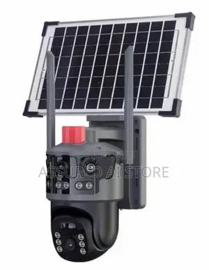 Solar 4g PTZ Camera 3 Lens V380app