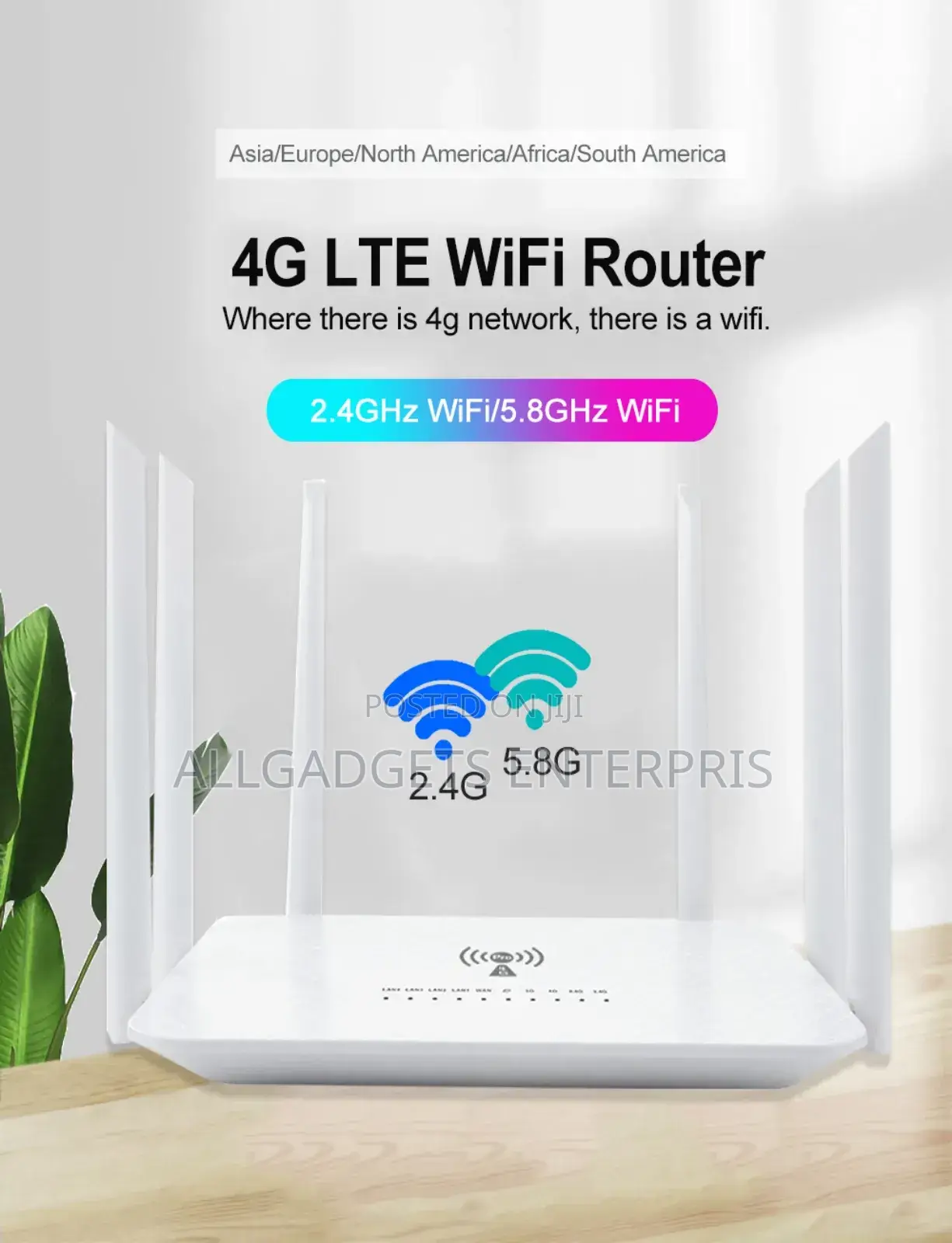 5g 4g Universal Router With 6 Antenna
