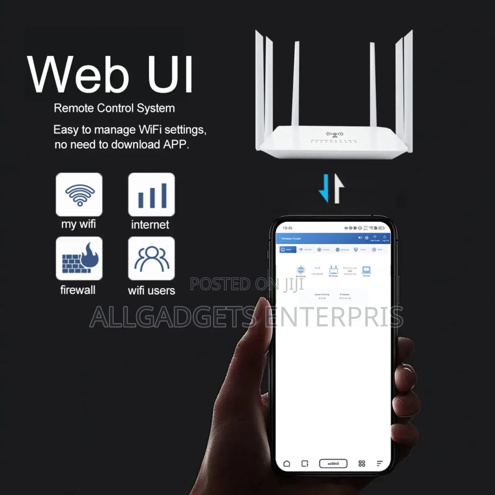 5g 4g Universal Router With 6 Antenna