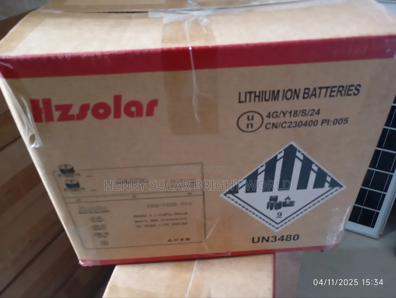 Hzsolar 12.8v 100ah Lithium Battery