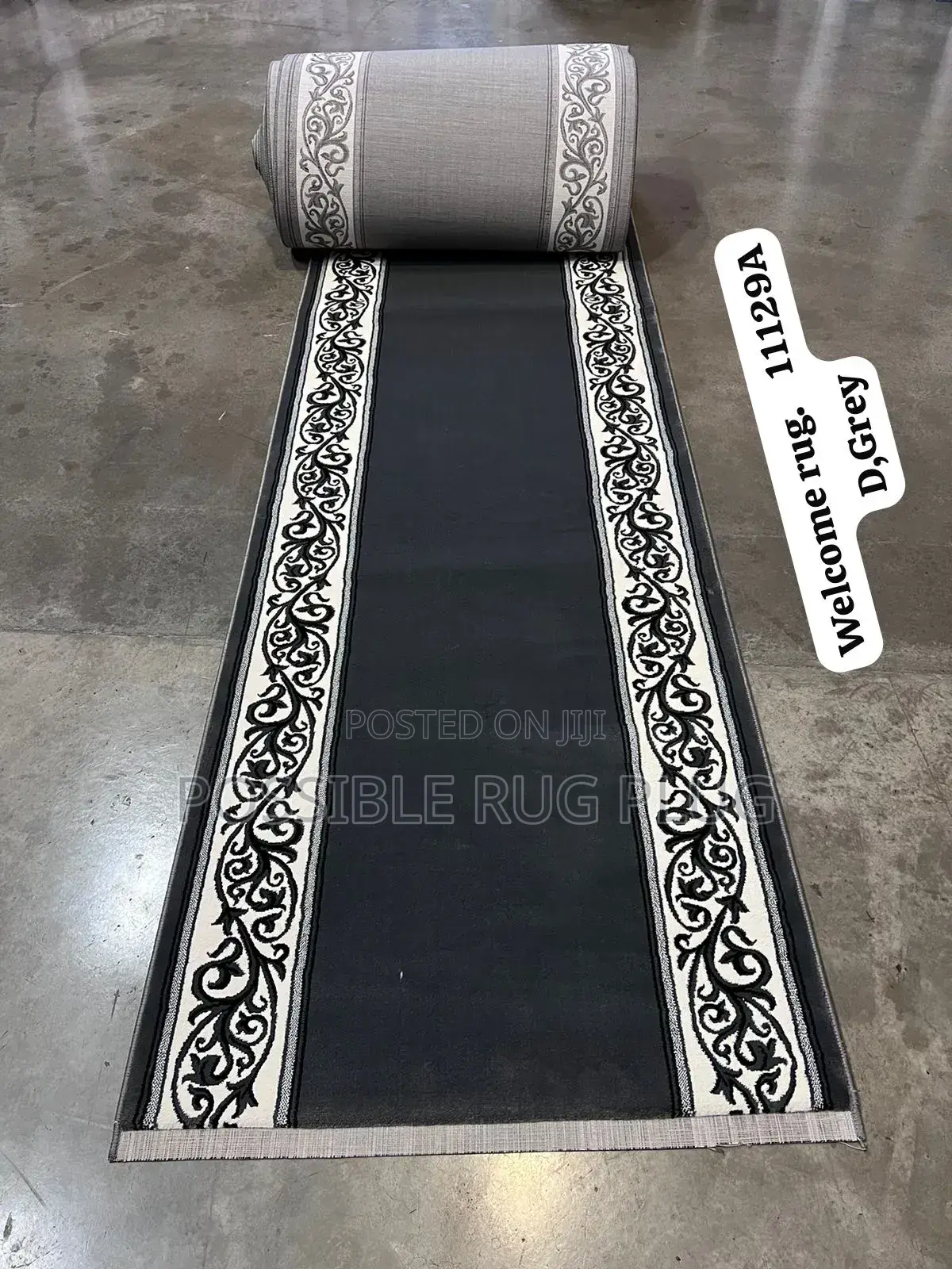 Gray Runner Rug
