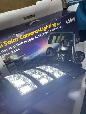 Solar Street Light 4g 3view Camera