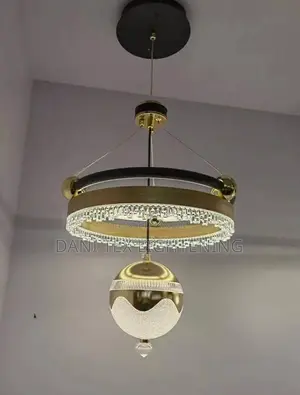 Modern Minimalist Living Room Circular Main Light Modern