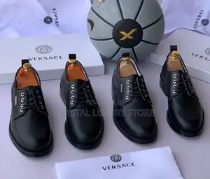 Photo - Versace Quality Luxury Men Genuine Leather Shoe