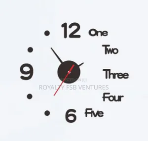 Diy Wall Clock Different Designs Black or Gold