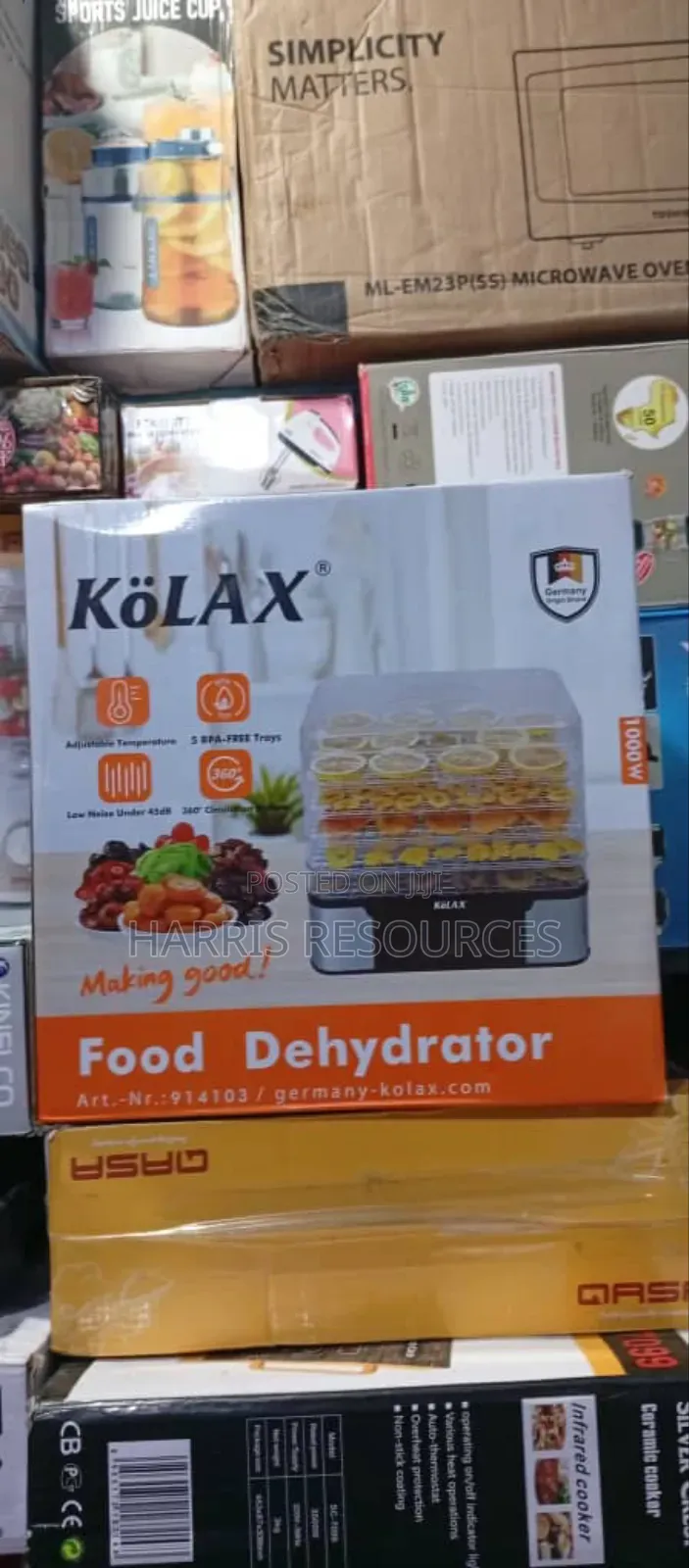 Kolax Food Dehydrator- 5 Layer Trays
