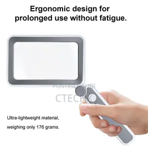 30x Magnifying Glass With 12 Led Light Folding