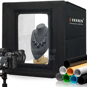 Duclus 30cm / 12" X 12'', Portable Photo Booth Light Box