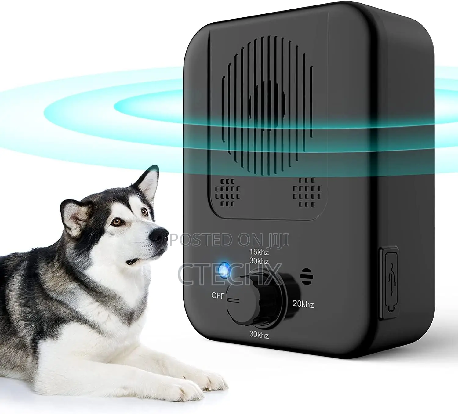 Dog Ultrasonic Anti Barking Control Device Rechargeable 33ft Range