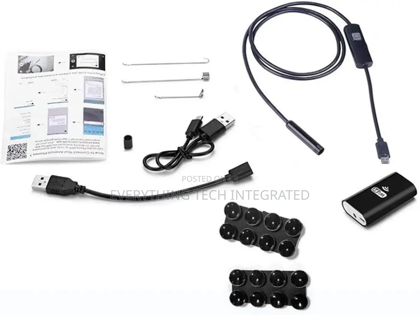 Inspection Mirror Wifi Endoscope 8mm Waterproof