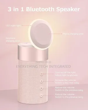 Colsur Bluetooth Speaker With Night Light, Magnetic