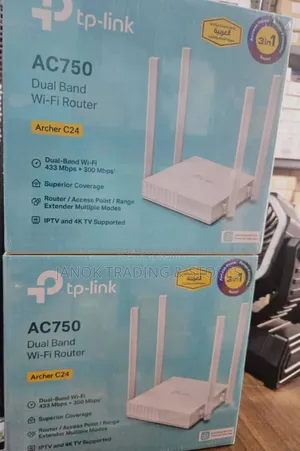 Tp-link Ac750 Dual Band Wi-fi Router Archer C24