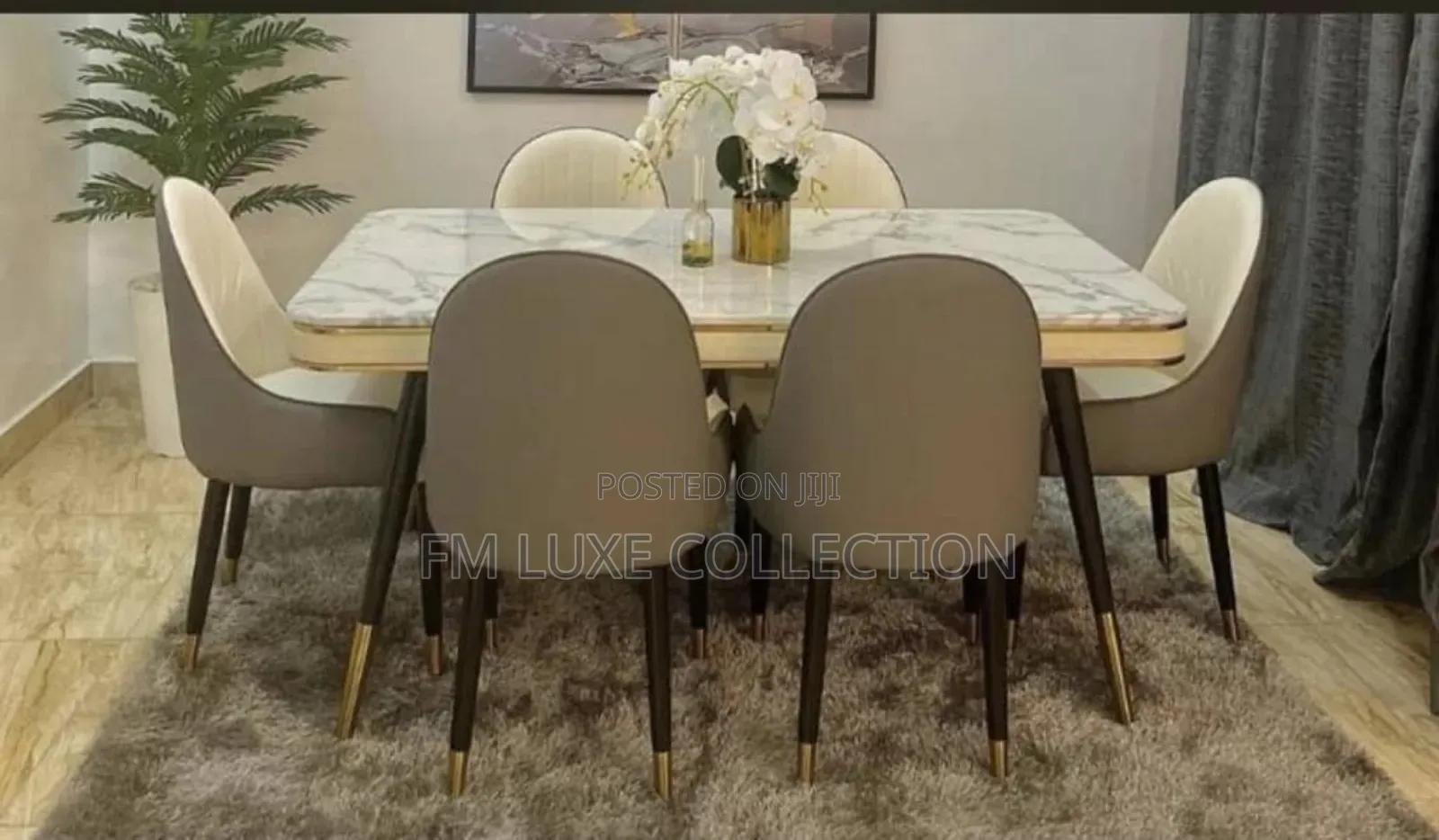 Mable Dinning Set 
1 Table 
6 Chairs