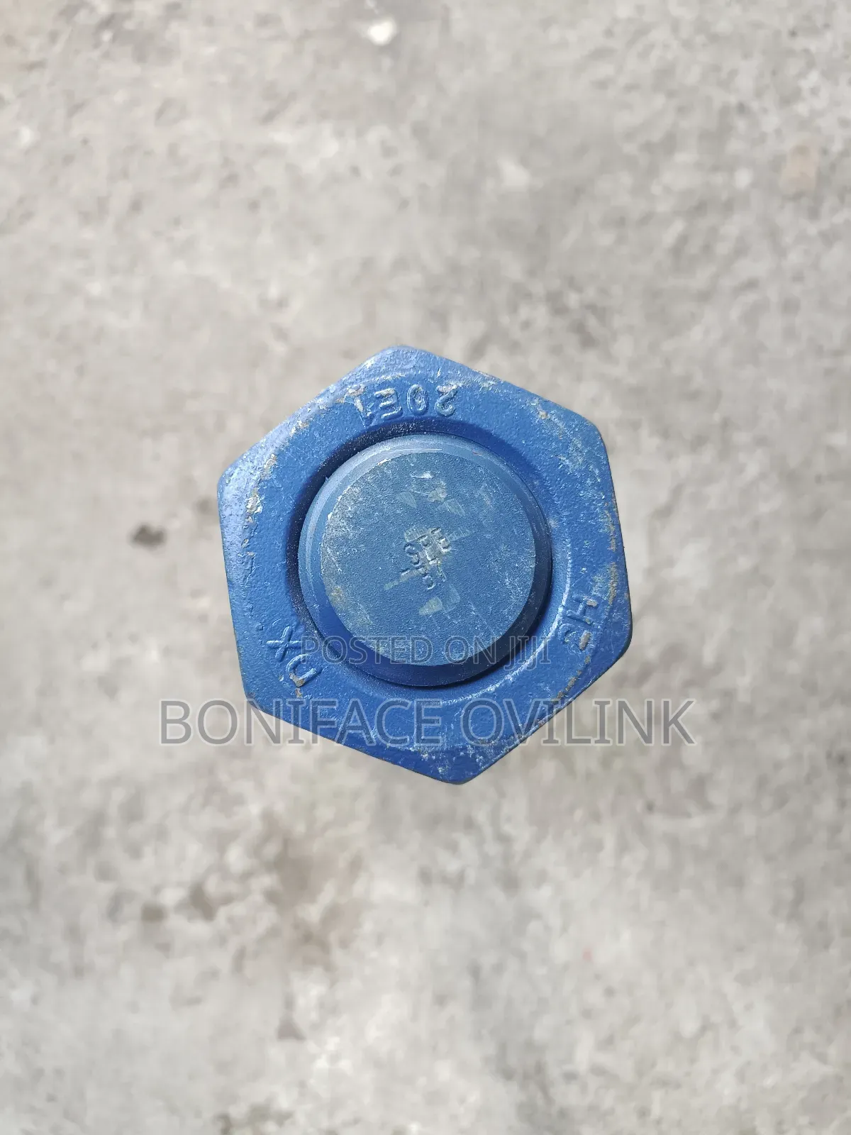 1-3/8" X 290mm Xylan-Coated Stud Bolt/Nut B7 ASTM A194 Grade 2H