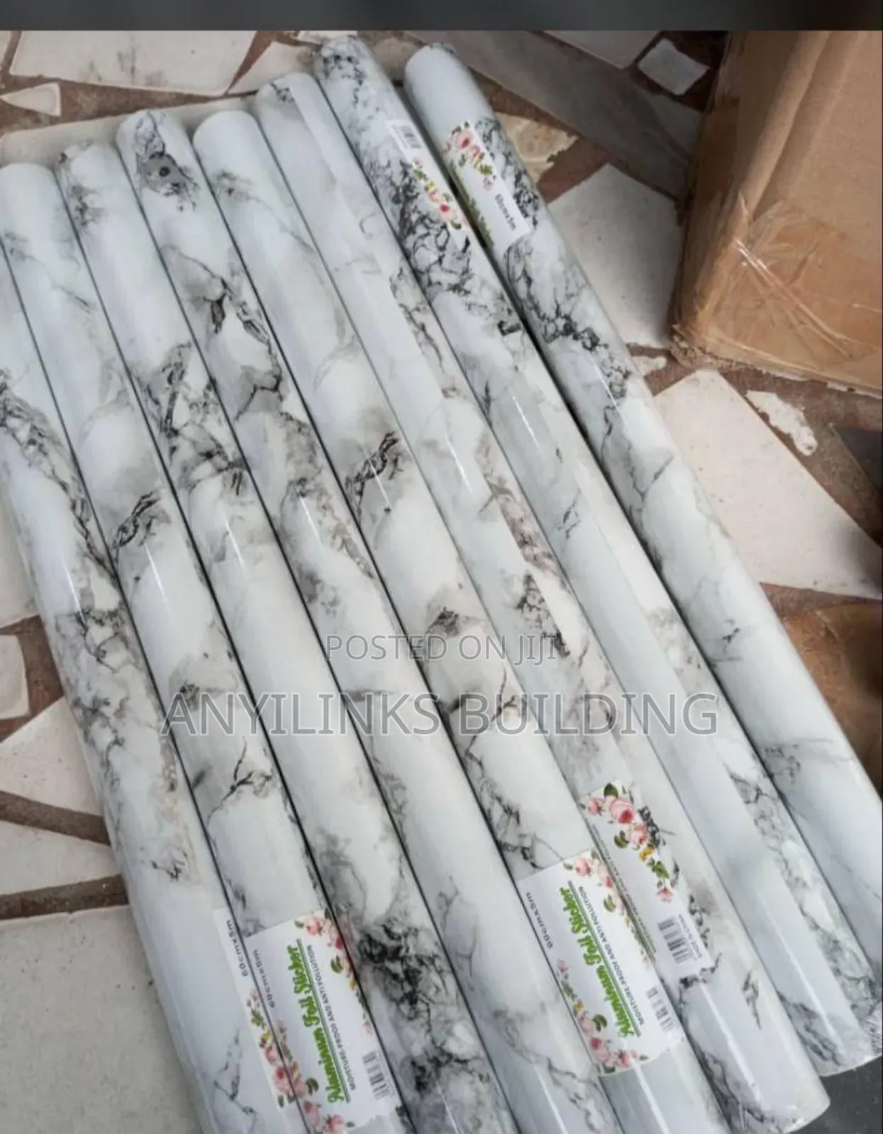 Water Resistant Marble Sticker
