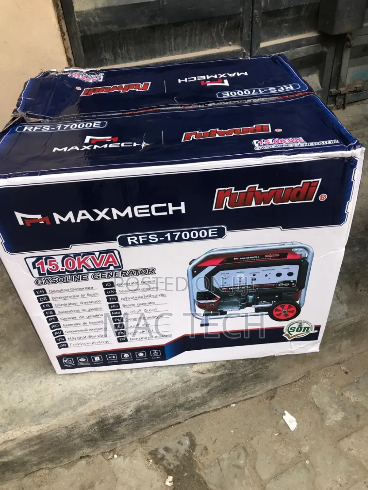 Maxmech 15kva Petrol Generator