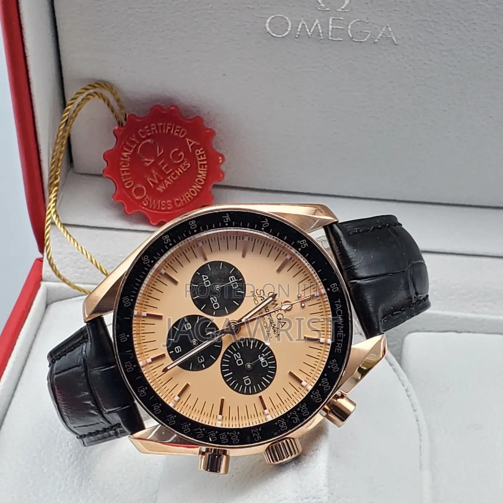 Omega Speed Master Leather