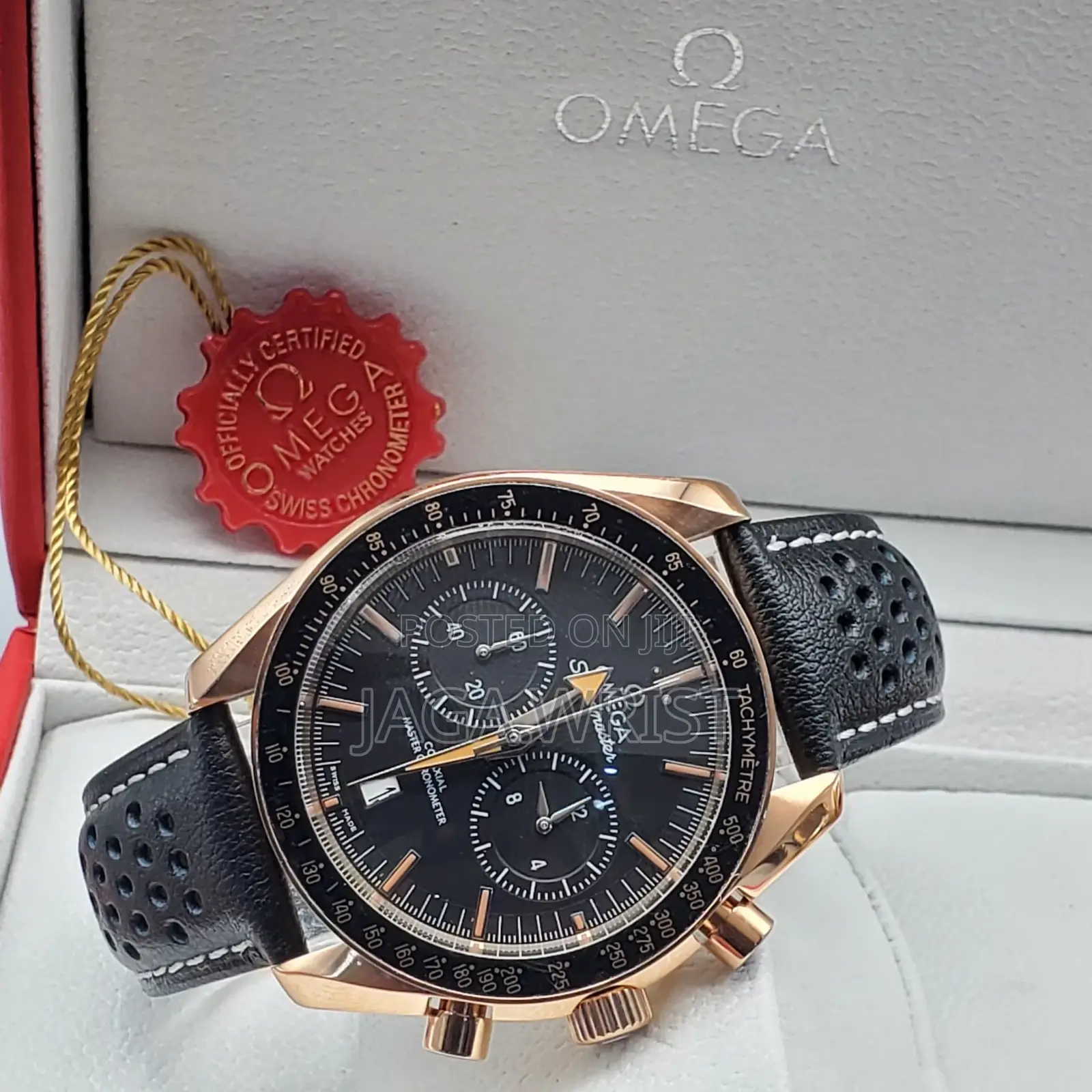 Omega Speed Master Leather
