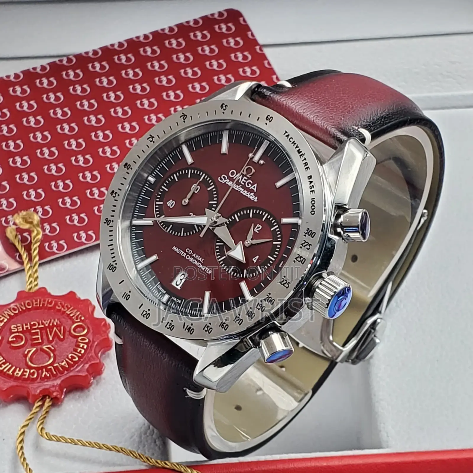 Omega Speed Master Leather