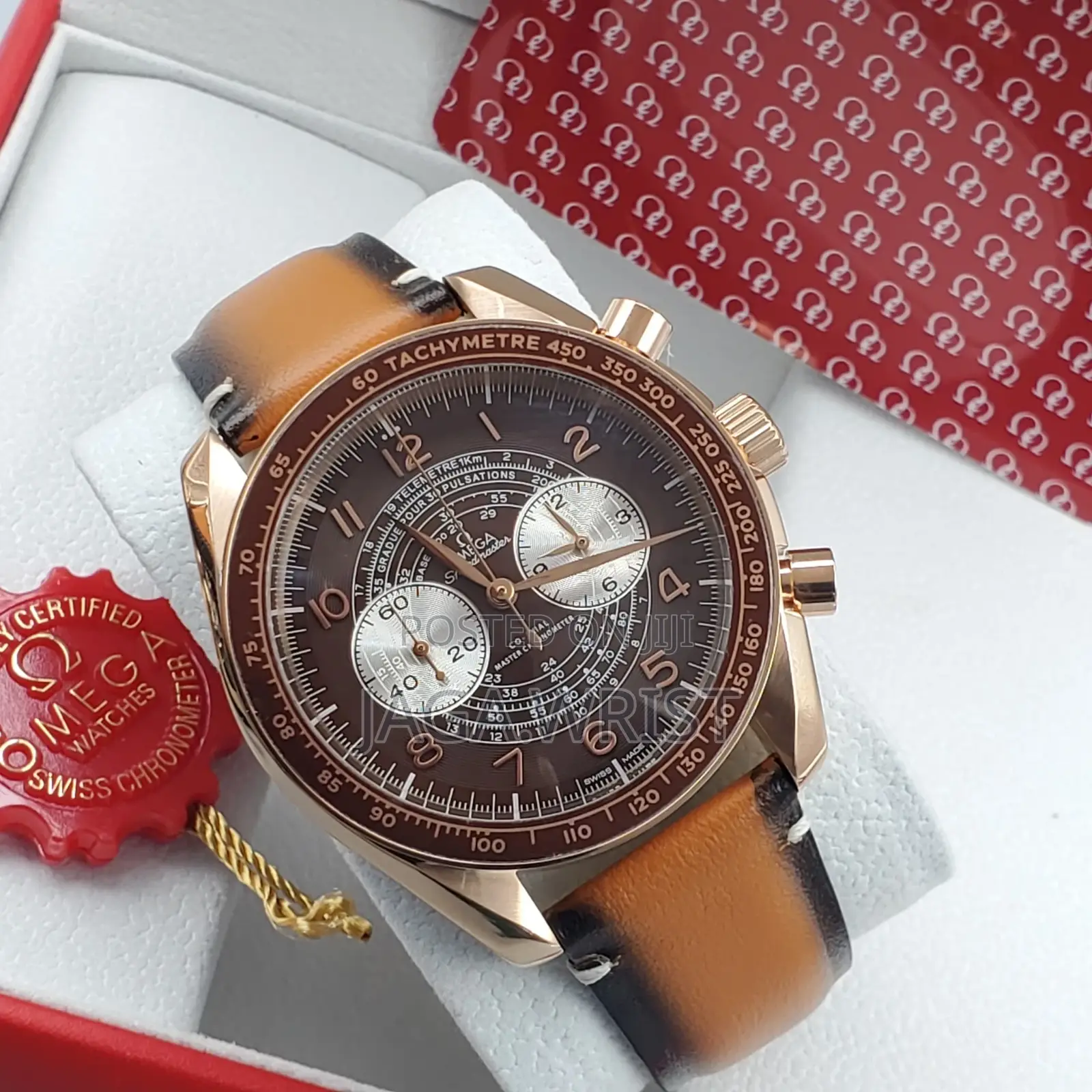 Omega Speed Master Leather