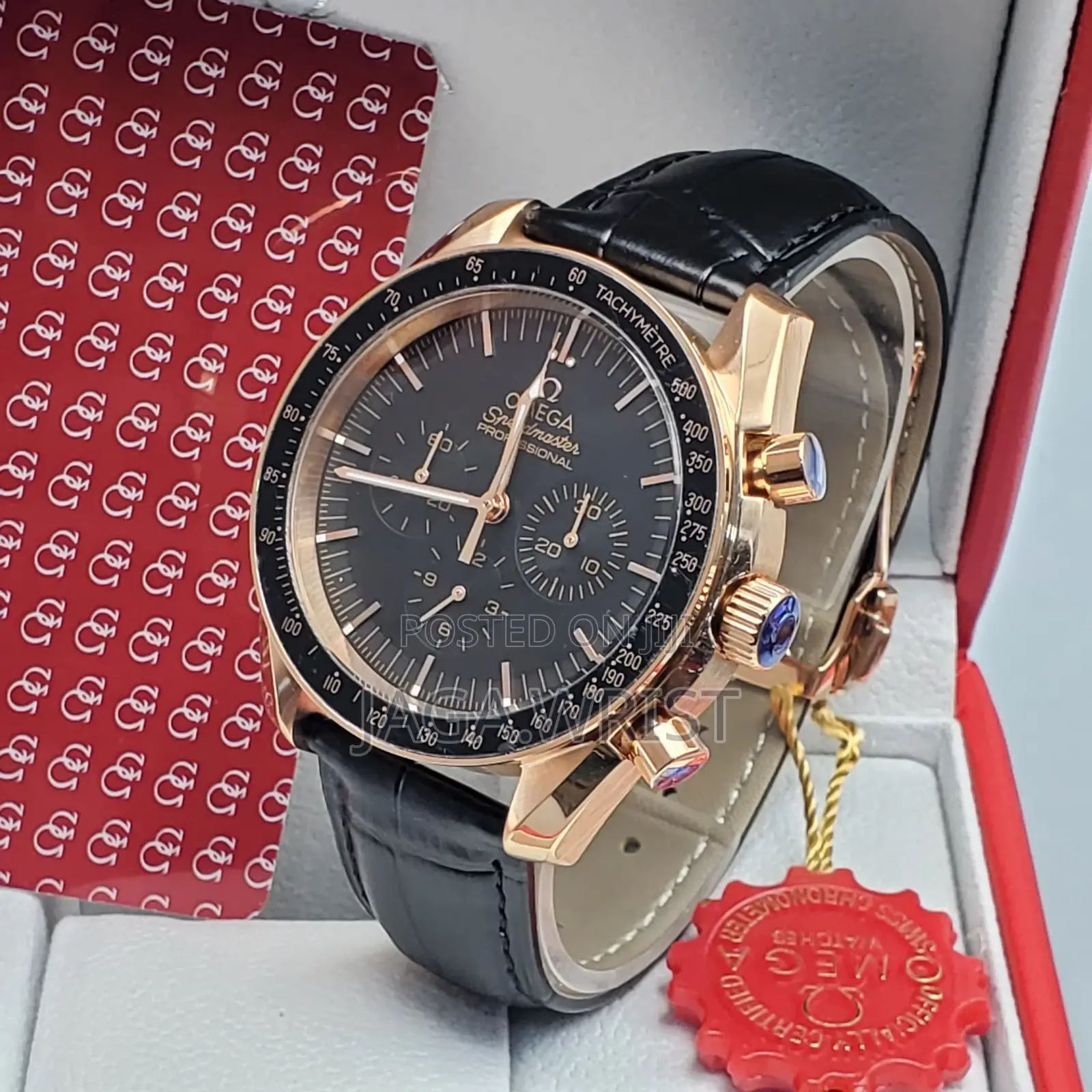 Omega Speed Master Leather